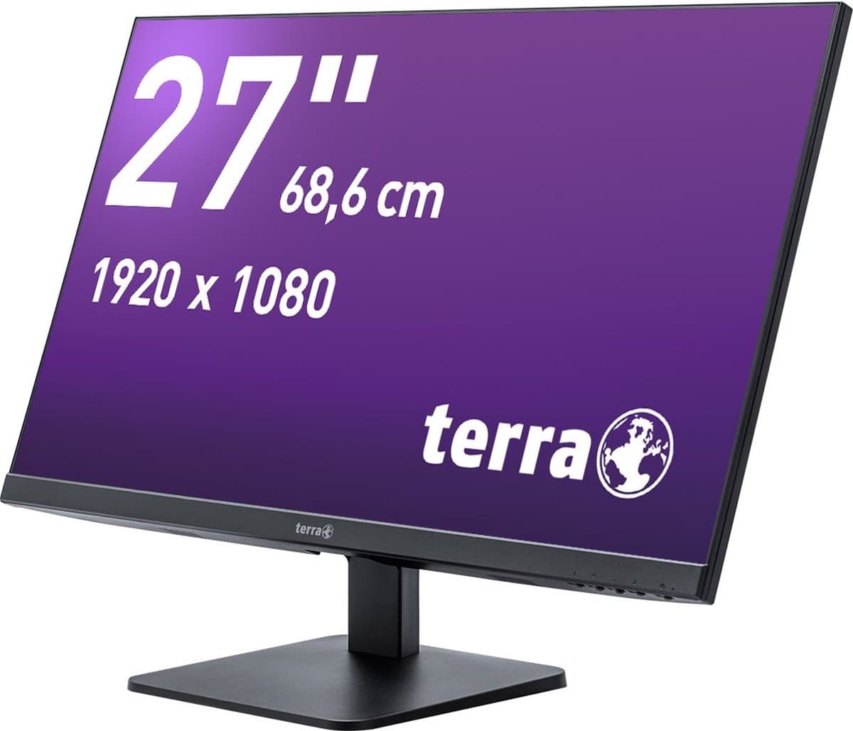 TERRA 3030229 computer monitor 68,6 cm (27") 1920 x 1080 Pixels Full HD LED Zwart — afbeelding 1