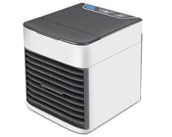 Airco -Mobiele Airco en Luchtkoeler met 6 Snelheden - Premium Mini Cold Air Fan 500ml - Stille Tafelventilator met LED Verlichting en Luchtfilter - Draagbare Luchtkoeler voor Slaapkamer en Kantoor - USB Aircofan