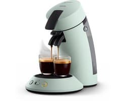 Philips Senseo Original Plus Koffiepadmachine CSA210/20 - Keuze uit 1 of 2 Kopjes - Instelbare Intensiteit - Automatische Uitschakeling - Mintgroen
