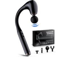 Massagepistool - Spierontspanner - Herstel na training - 10mm diepe weefselmassage - 5 snelheden - Zwart