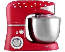 Keukenmachine - Mixer - Bakken en Koken - Planetair roersysteem - 5 liter - Rood/Wit