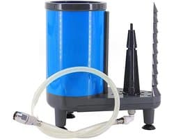 Glazen spoelmachine - Bekerreiniger - Snelle reiniging - Niet-elektrische bediening - 32 x 37 cm - Blauw