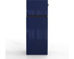 NUNKI MEDIUM-AMAG / Dubbel-Deurs Koelkast, E Klasse, 206l, Magnetic Burst, Gloss Metallic (ALL sides)