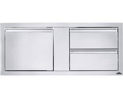 Napoleon grills - Inbouw deur en 2 lade com 115x50cm