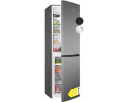 Bomann KG 7360 – No-Frost Koel- vriescombinatie – 247 Liter – 181 cm hoog – Energieklasse D – Inox Look