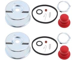 Dailygoods- Carburateur Reparatieset - 2x Vlotterbak - 2x Naald