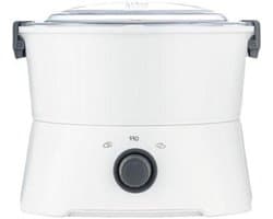 Elektrische Aardappelschiller - Groente Hakker - Keuken Voorbereiding - Eén Knop Bediening - 1 kg Capaciteit - Wit