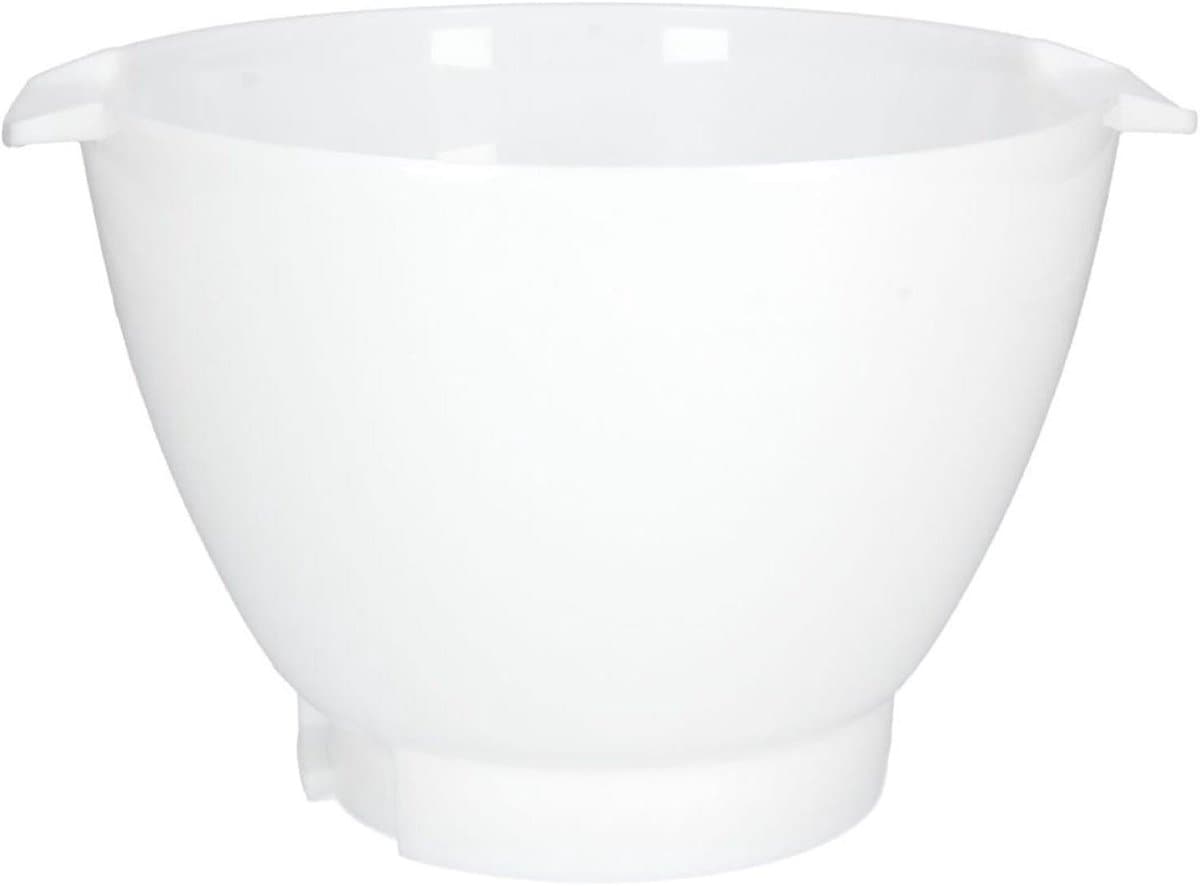 Mixkom Keukenmachine - Reserve kom - Beslag Maken - Duurzaam Plastic - 23.5 cm Breed - Wit — afbeelding 1