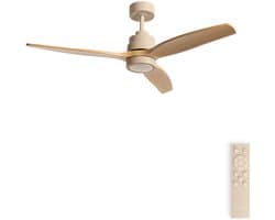 CREATE - Stille plafondventilator van 40 W met technische ABS-bladen, verkrijgbaar in verschillende maten - M - Met licht - Afstandsbediening - WIND STYLANCE