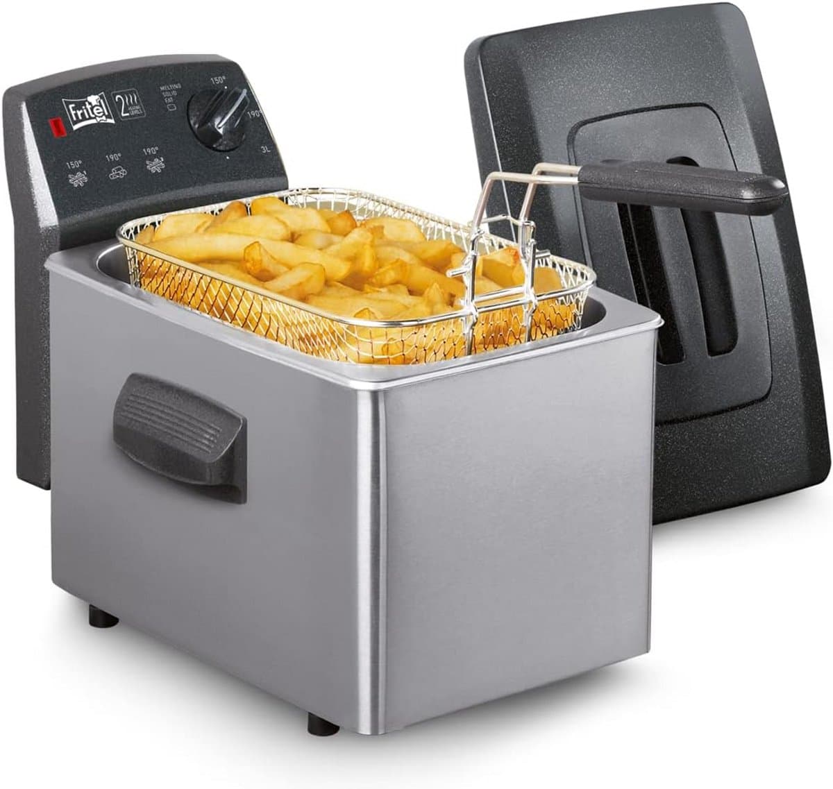 FRITEL friteuse Turbo SF 4150M - met dubbele weerstand - 3 liter - 2400W — afbeelding 1