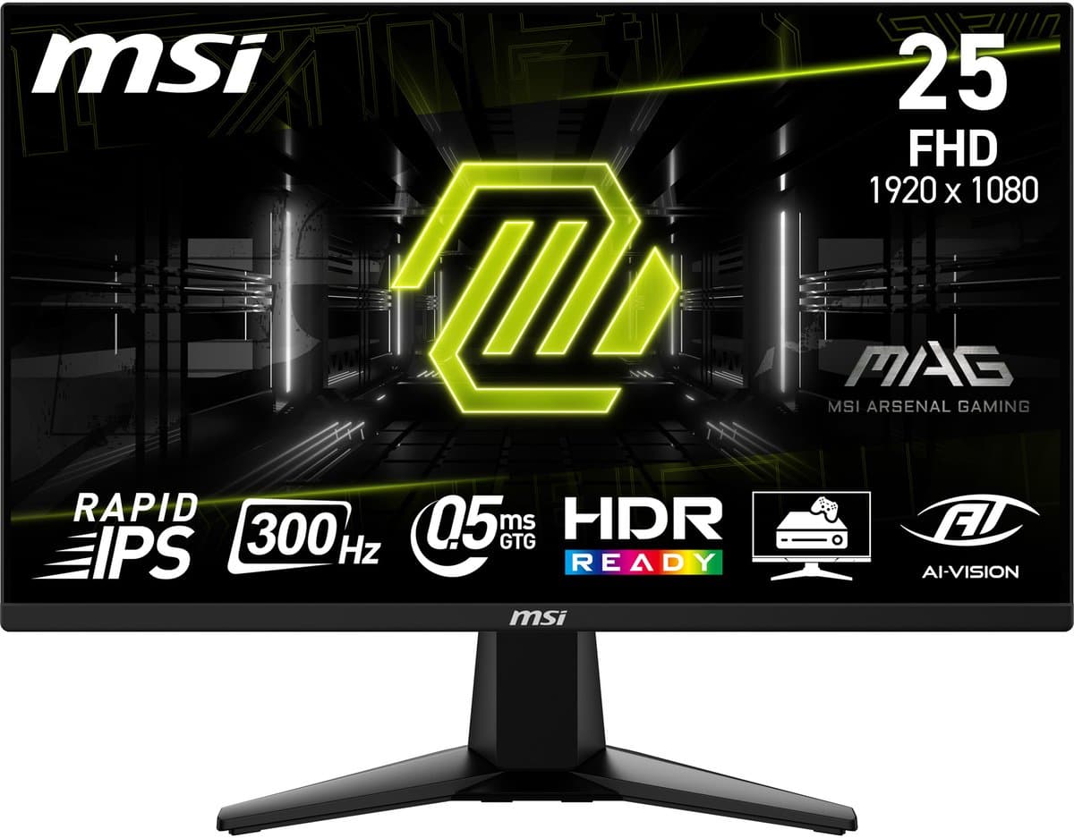 MSI MAG 255XF 24.5'' gaming monitor — afbeelding 1