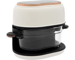 Heteluchtfriteuse - Airfryer - Gezond Koken - 24-uurs Reservering - 4 Liter Capaciteit - Wit