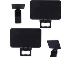 2 stuks telefoonzonneschermhoes, antireflectie en antireflectie, verstelbaar autotelefoonscherm tegen de zon met clips, universeel, geschikt voor alle smartphones