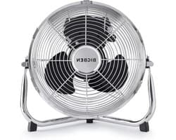 Tafelventilator - Ventilator Bureau - Ruimte Koelen - Volledig Metalen - 30 cm - Wit