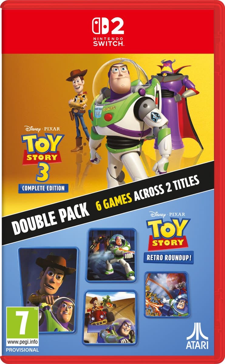 Toy Story: Retro Round Up! + Toy Story 3 Complete Edition - Switch 2 — afbeelding 1