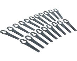Reservemesjes Grasmaaier - Snijbladen Plastic - Gazon Onderhoud - Snelle Wissel - 20 Stuks - Zwart