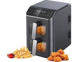 Hetelucht Friteuse Dubbel