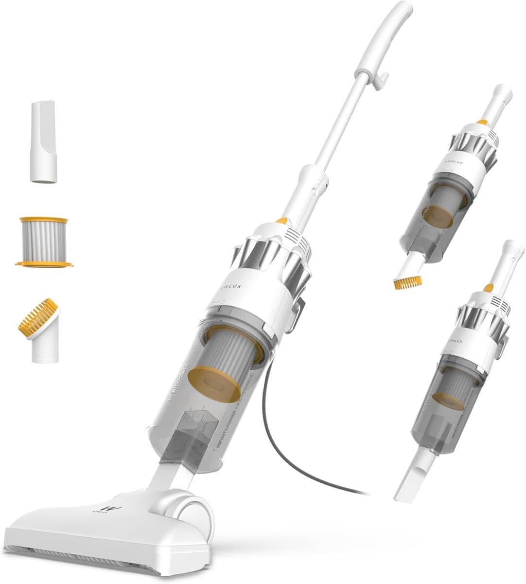 Krachtige 2-in-1 Stofzuiger met Kabel voor Alle Vloeren - Zakloos Systeem, HEPA Filtratie, Energieklasse A — afbeelding 1