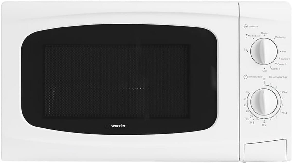 Magnetron met Grill - 20 Liter - 700 W - 5 Standen - 9 Programma's - Eenvoudige Reinigen — afbeelding 1