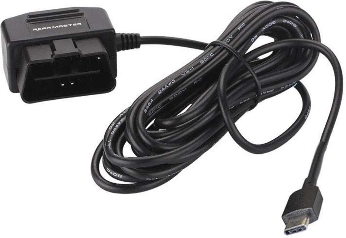 Auto Dashcam OBD Kabel met Dual Mode en 24/7 Bewaking - USB-C — afbeelding 1