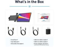 Portable Monitor - Tri Screen - Laptop Uitbreider - Full HD