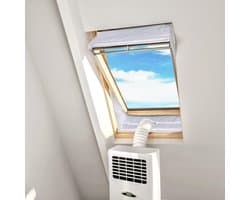 Centraal Pivot Dakraam Afdichting Set voor Mobiele Airconditioning en Wasdrogers - Werkt met Elke Mobiele Airconditioning - voor Raamomtrek van 311 tot en met 390cm (190cm x2)