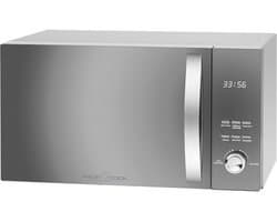 Magnetron met grill - Heteluchtoven - Snel koken - 3-in-1-functie - 23 liter inhoud - Roestvrij staal