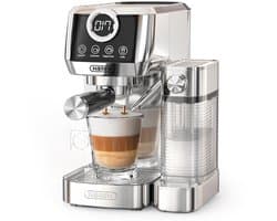 HiBREW H13A 3-in-1 semi-automatische koffiemachine, 6 koffiemodi, extractiedruk van 20 bar, verwijderbaar waterreservoir van 1,3 liter, handgreep van 51 mm aluminiumlegering, dubbel boilersysteem, 3 instelbare temperatuurniveaus