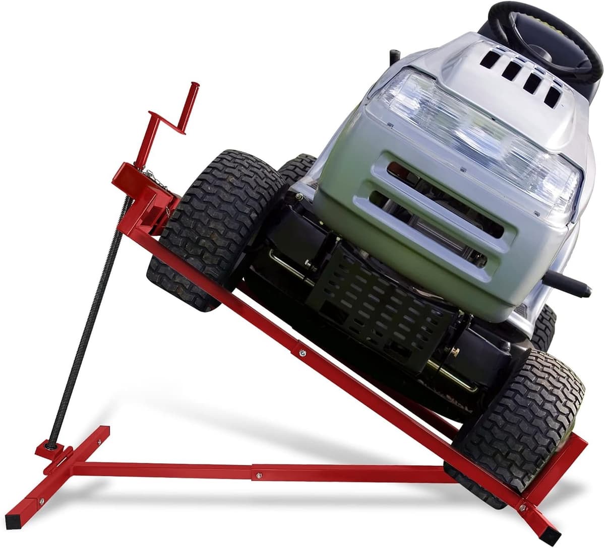 Grasmaaier lift 400 kg - in hoogte verstelbaar 5-95 cm - stabiele stalen maaikrik - onderhoud en reiniging - Luxento — afbeelding 1