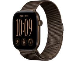 Apple Watch Series 12 - Wifi + 5G - 46 mm - Donkerbrons - M/L