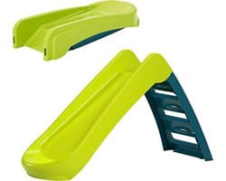 N Fold Junior Slide voor kinderen, voor binnen en buiten, groen, licht, opvouwbaar, snel en eenvoudig op te bergen, peuters van 18 maanden tot 5 jaar