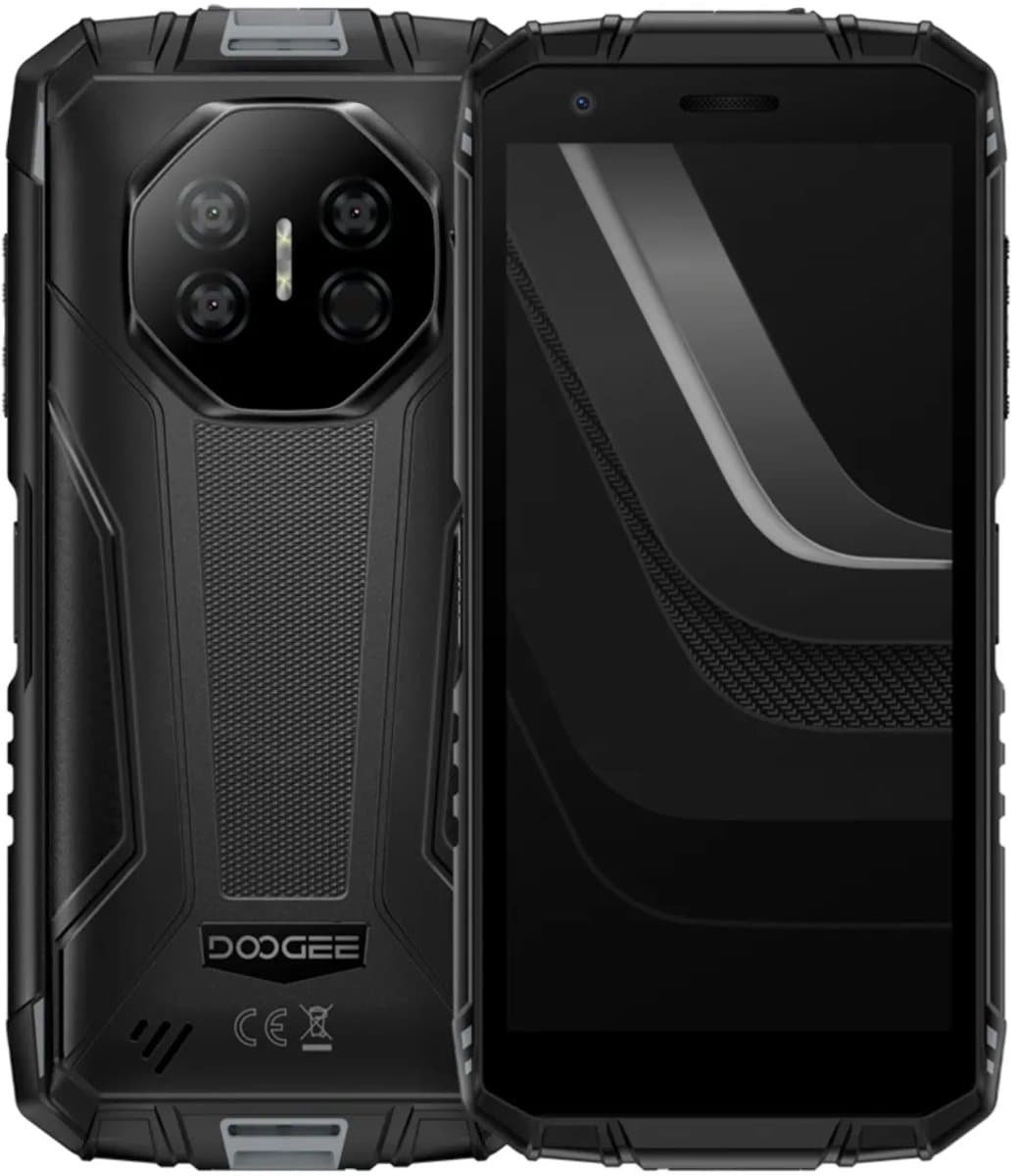 Doogee Fire 3 Ultra ultra-duurzame smartphone, 8350 mAh, Android 15 met Gemini AI, 5,5 inch HD+, octa core, 24 GB + 256 GB, IP68/IP69K, 20 MP nachtzichtcamera, vingerafdrukslot, NFC — afbeelding 1