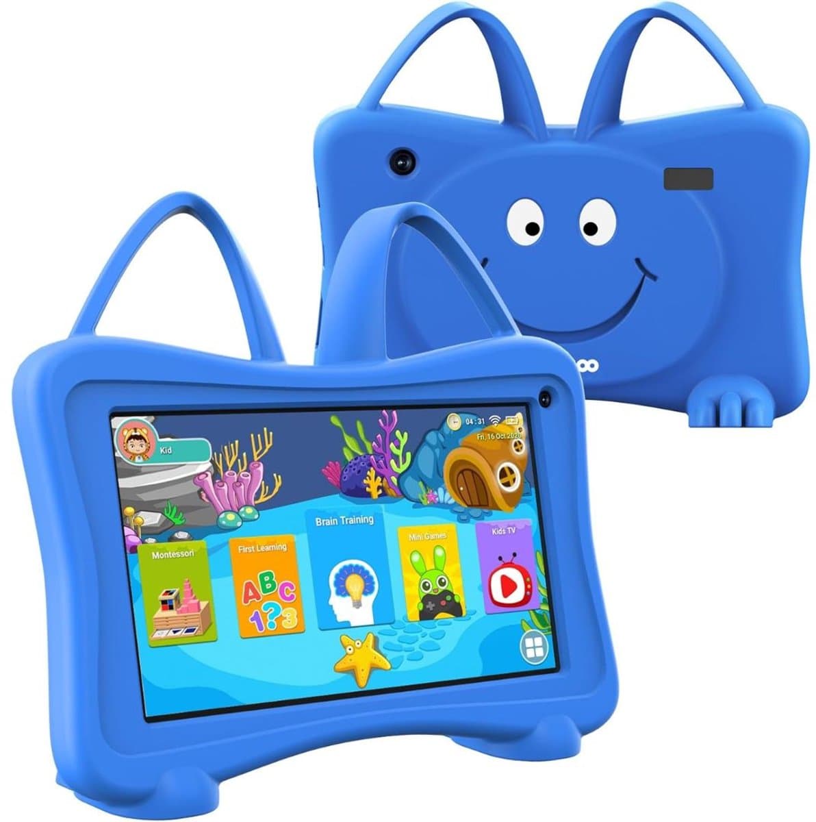 MKSS® Kindertablet Vanaf 3 Jaar - Tablet Kinderen - Kinderspeelgoed - Blauw — afbeelding 1