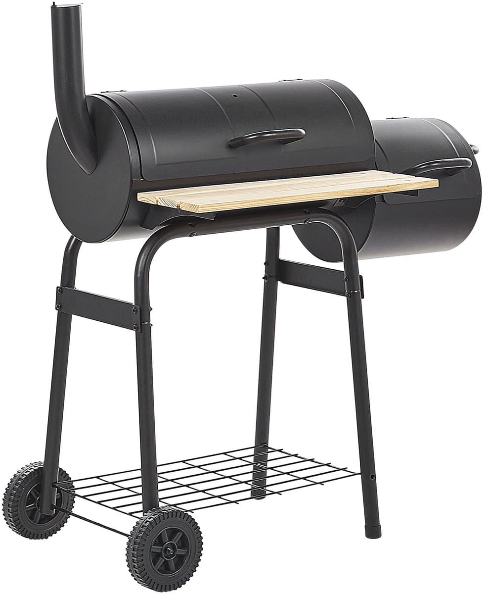 BELIANI SATAH - Houtskoolgrill - Zwart - Staal — afbeelding 1