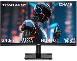 TITAN ARMY C24A1H R1500 16:9 VA FHD 240Hz Gaming monitors