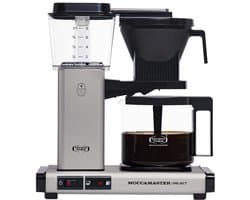 Moccamaster KBG Select - Filterkoffiezetapparaat - Matt Silver - 5 jaar garantie