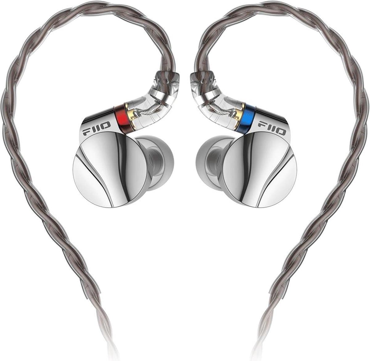 FIIO FD15 - In-ear oordopjes - Bedraad - Oorhaak - Zilver — afbeelding 1