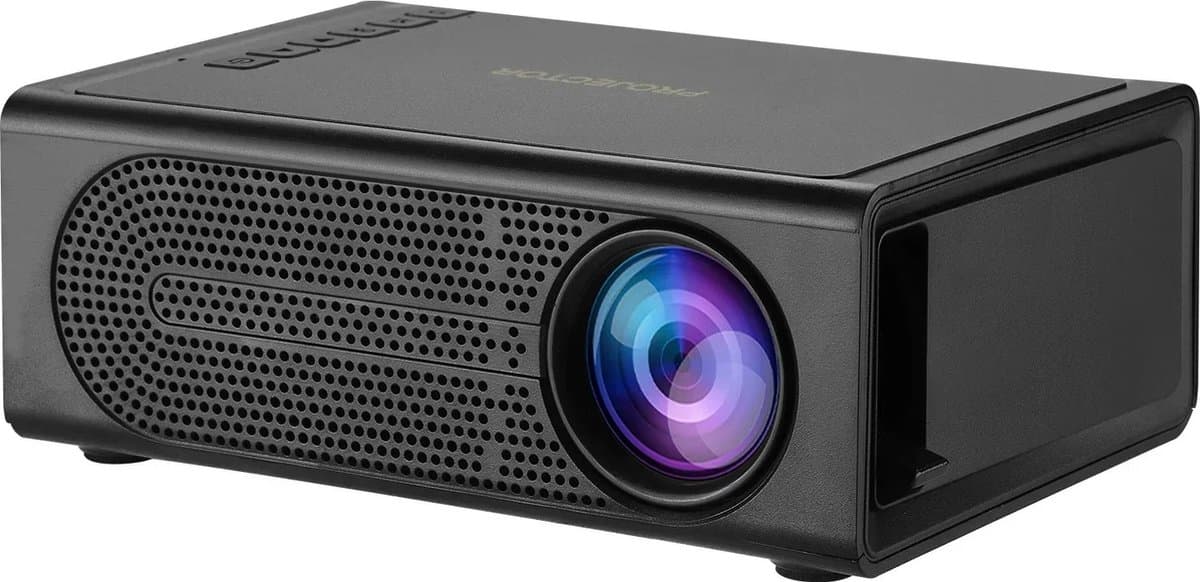 Botec Draagbare Mini Projector - kleine beamer - klein projectieapparaat - filmavonden en presentaties - projectiegrootte 61 cm - 254 cm — afbeelding 1