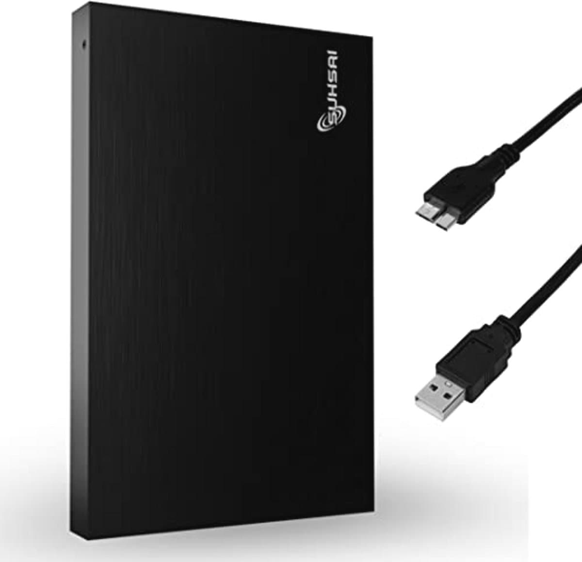 Externe harde schijf 320GB USB 3.0 - Draagbare gegevensopslag voor laptop, pc, Mac en gameconsole - Zwart — afbeelding 1