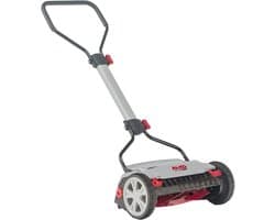 Premium Handgrasmaaier met Helikoptersnede - 38 cm Werkbreedte voor Tuinen tot 250 m²