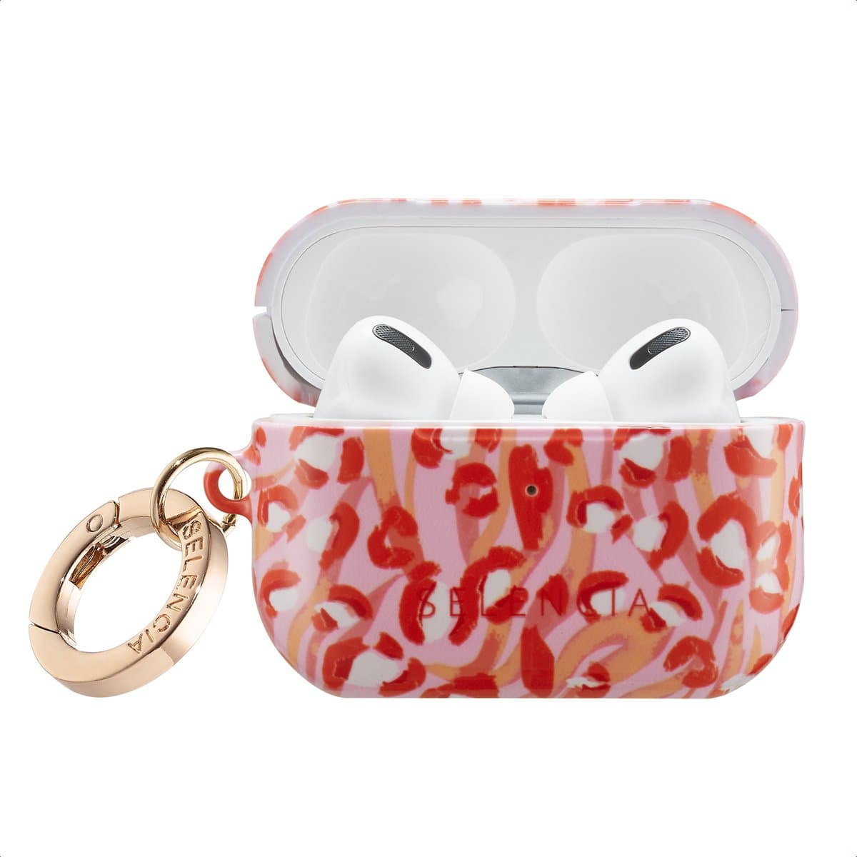 Selencia Case - Hoesje geschikt voor AirPods Pro 2 / Pro 2 (2022) - Wild Spots Lipstick — afbeelding 1