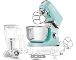 Krachtige multifunctionele keukenmachine 1000W roestvrijstalen kom 4,5L 8 snelheden