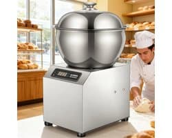 Deegmixer - Keukenmachine Kneedmachine - Bakken Thuis Commercieel - Automatische Timingfunctie - 5kg 8kg Capaciteit - Zilver