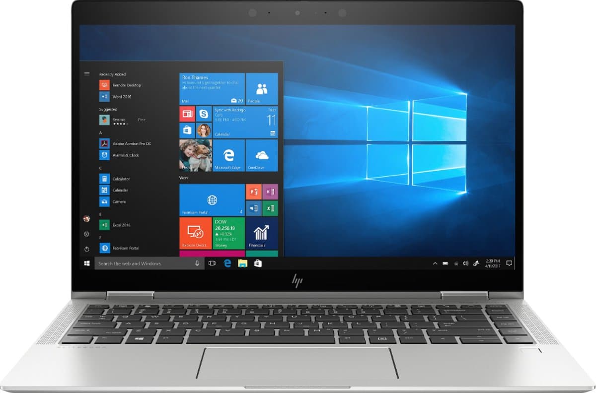 HP EliteBook x360 1040 G6 | Intel i5 8250U | 16 GB DDR | 256 SSD | 14 Inch Touchscreen | Windows 11 Pro — afbeelding 1