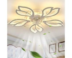 Moderne Plafondventilator met Dimbare LED-Verlichting en Afstandsbediening