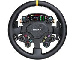 MOZA Racing CS Pro Stuurwiel – 13 inch GT Stuur – Carbon Fiber – Aluminium Behuizing – Sim Racing – PC