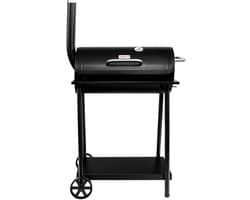 Mega-M Barrel - Houtskoolbarbecue - Met schoorsteen - Ingebouwde thermometer - Dubbel grillrooster