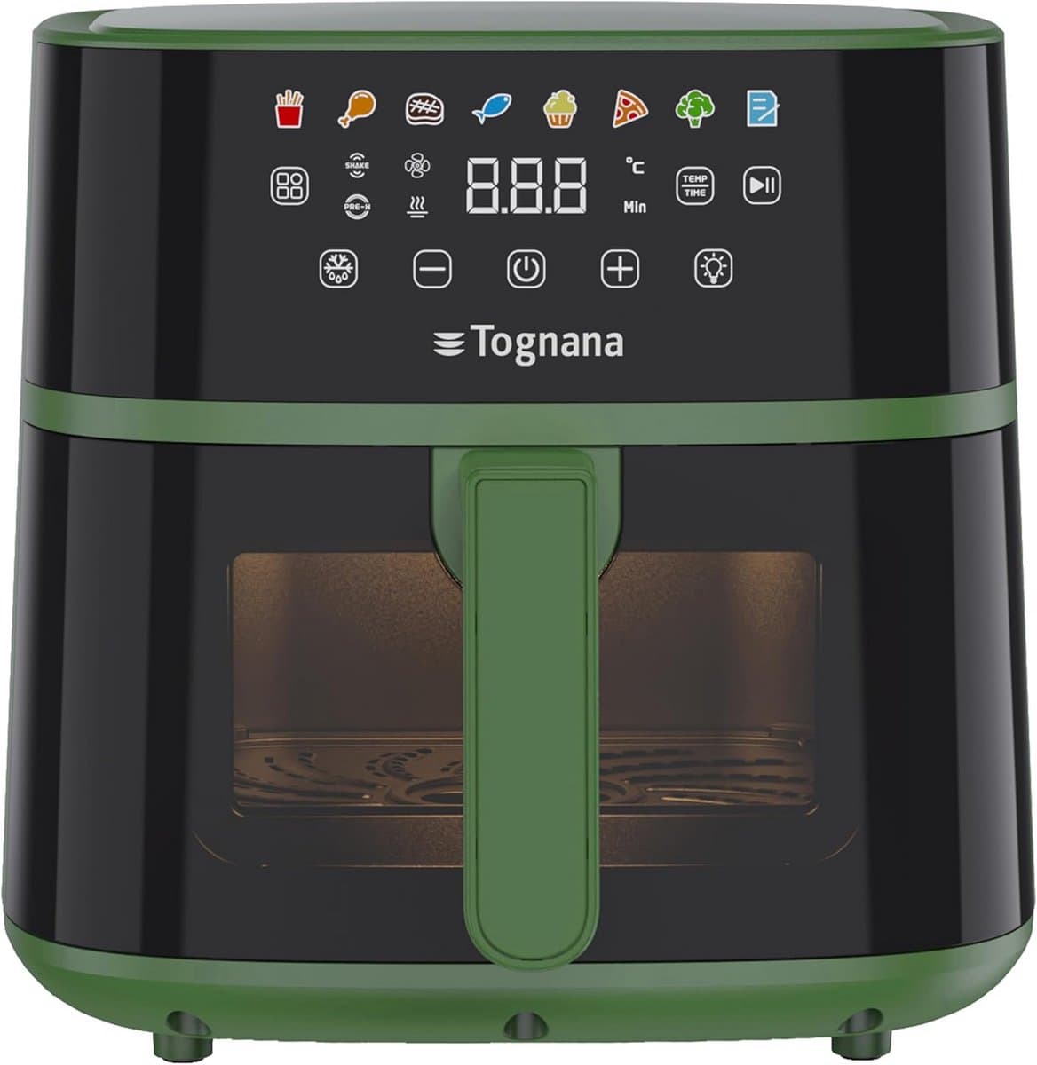 Grote Luchtfriteuse 6 Liter met Digitaal Display en Raam — afbeelding 1