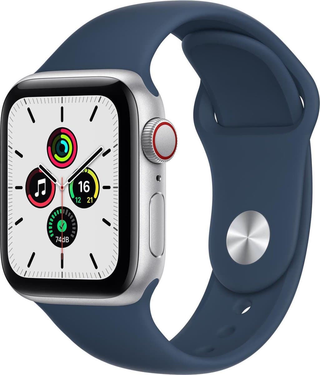 Apple Watch SE 2021 - 40mm - 4G - GPS - Zilver — afbeelding 1