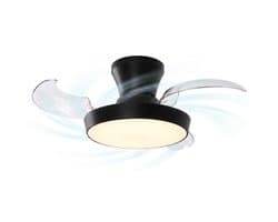 Evolar Plafondventilator met Verlichting - 71 cm -Stille Plafondlamp met Ventilator - Dimbaar Warm Wit Licht (LED) - EVO-CF3050BW
